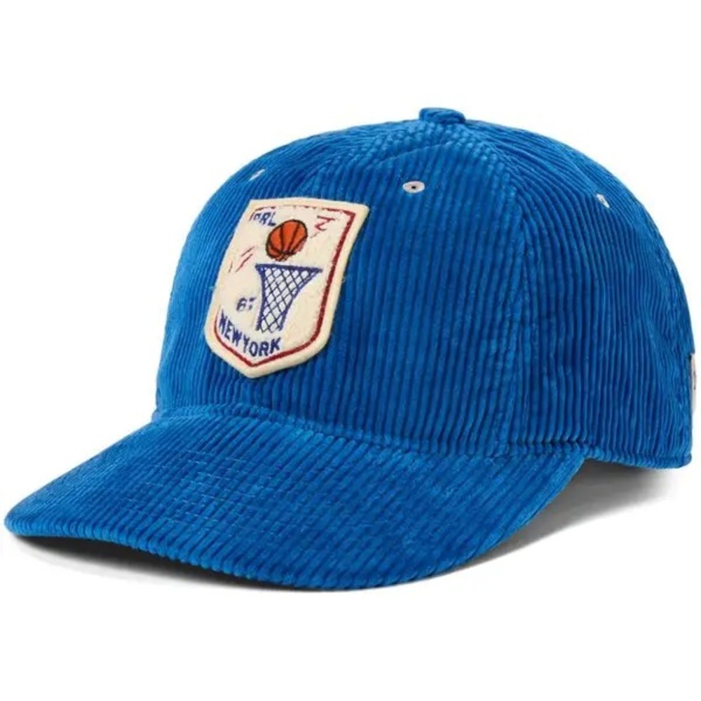 Polo Ralph Lauren New York Knicks Athletic Inspired Patch Corduroy Ball Cap OS
